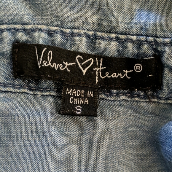VELVET HEART women's denim dress. - Picture 4 of 5